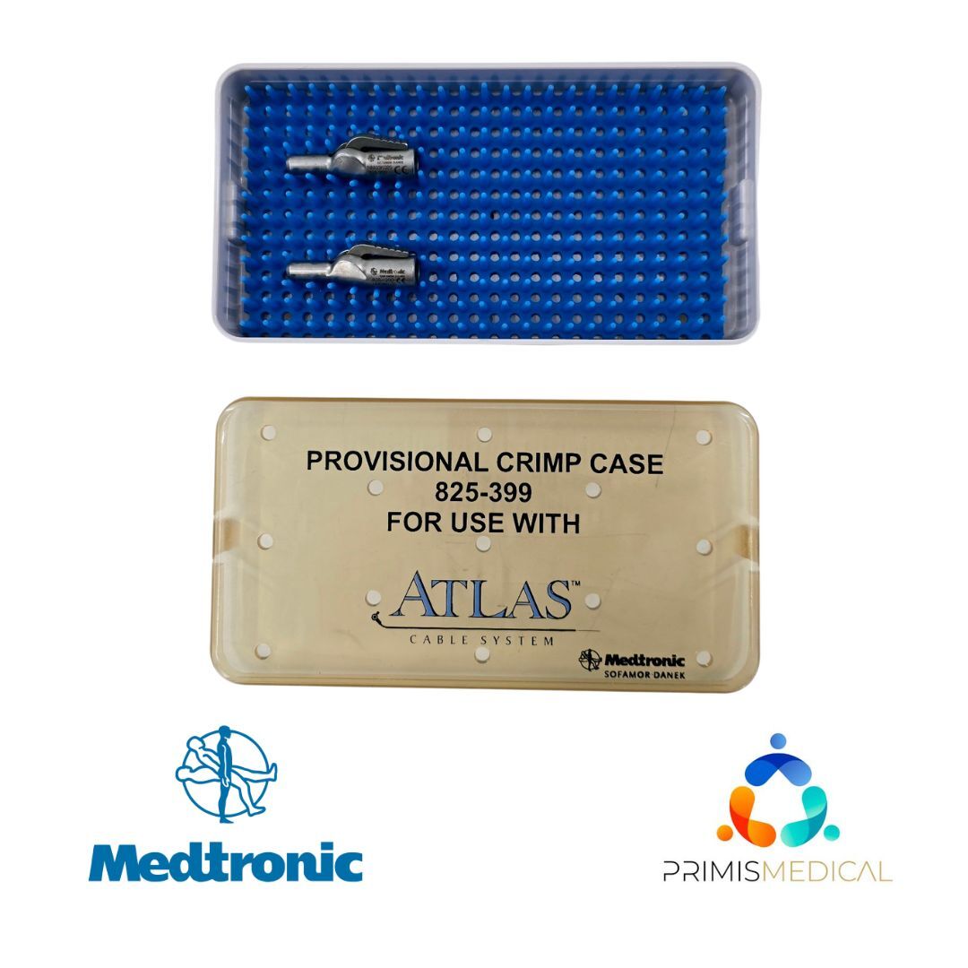 Medtronic 825-399 Provisional Crimp Case w/ 825-200 Crimps Orthopedic Set
