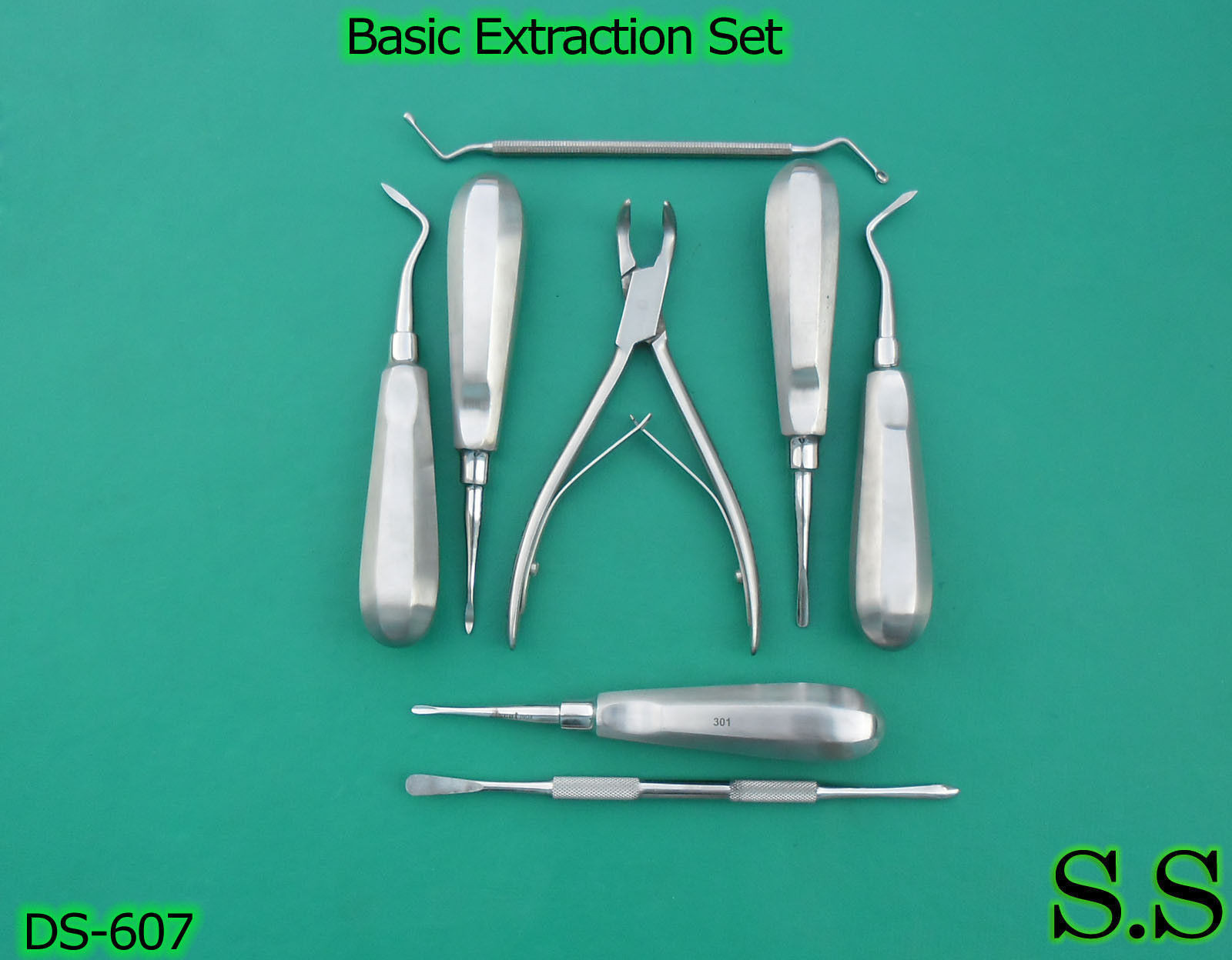 Set Of 8 Pcs Basic Extraction Kit Surgical Dental Instruments,DS-607