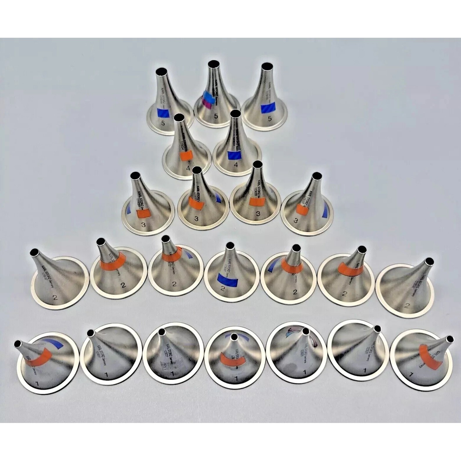 Karl Storz Farrier Ear Speculum Set of 26 Various Sizes 1 to 5 mm