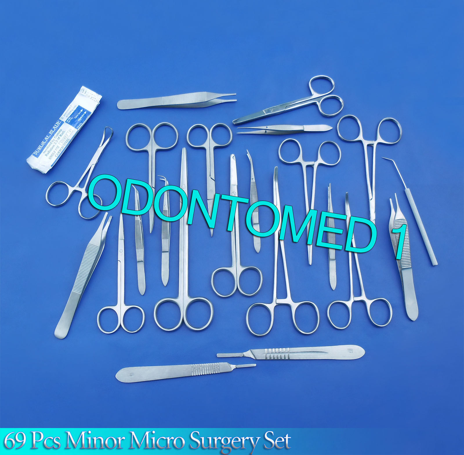 69 PC MINOR MICRO SURGERY SURGICAL VETERINARY DENTAL INSTRUMENTS,ODM,DS-854