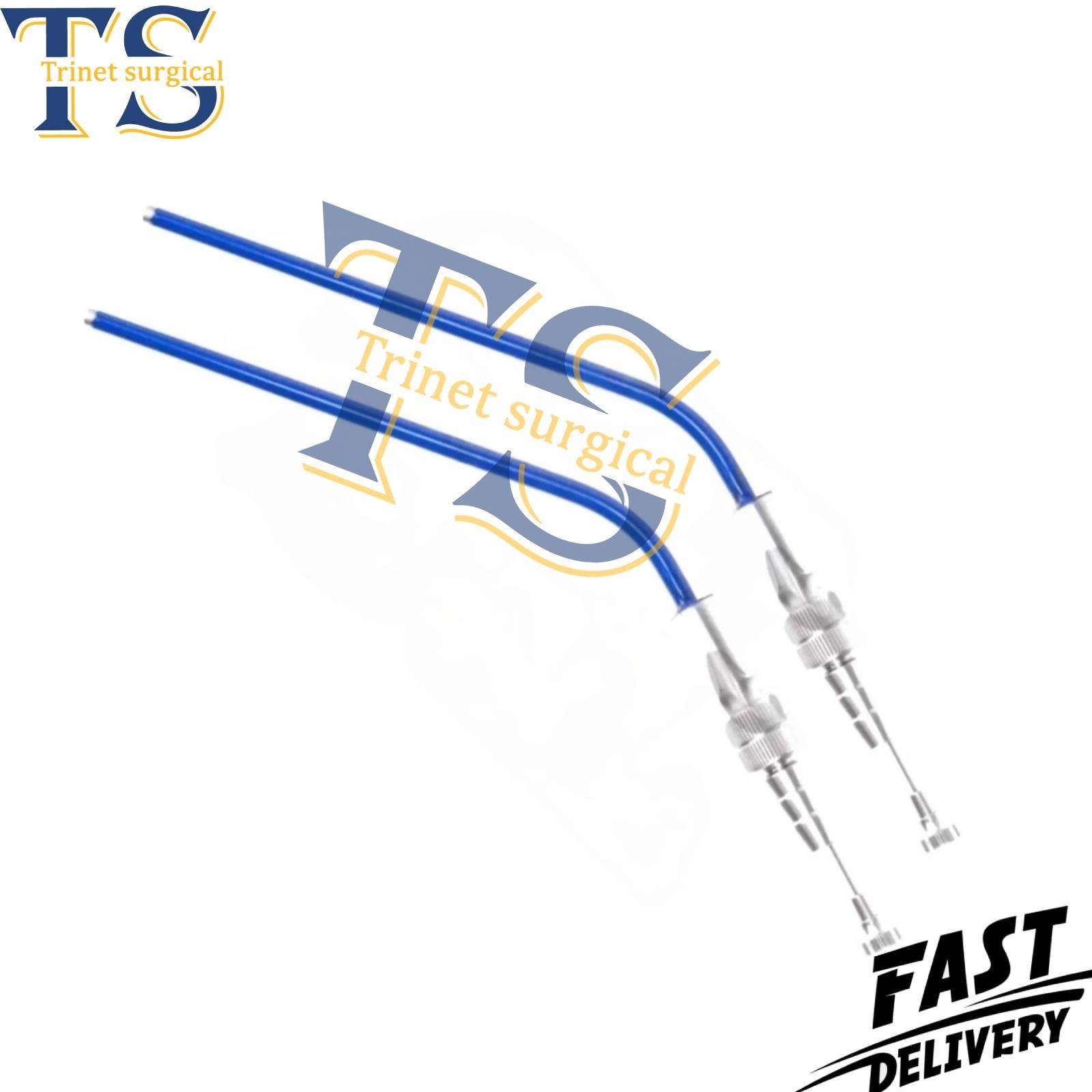 Frazier Suction Tube 14Fr 20cm Insulated Atraumatic Surgical Instrument Reusable