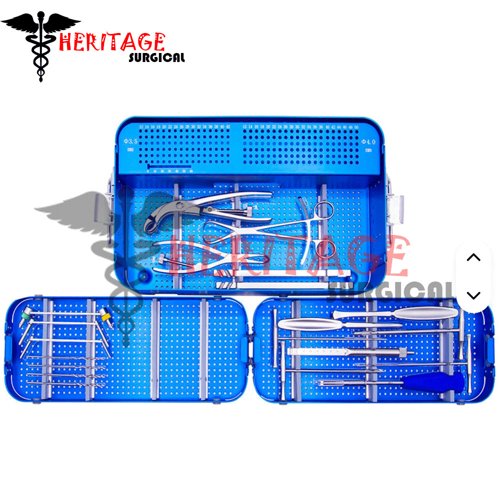 Small Fragment Set Locking And Non locking Instruments Orthopedic Set