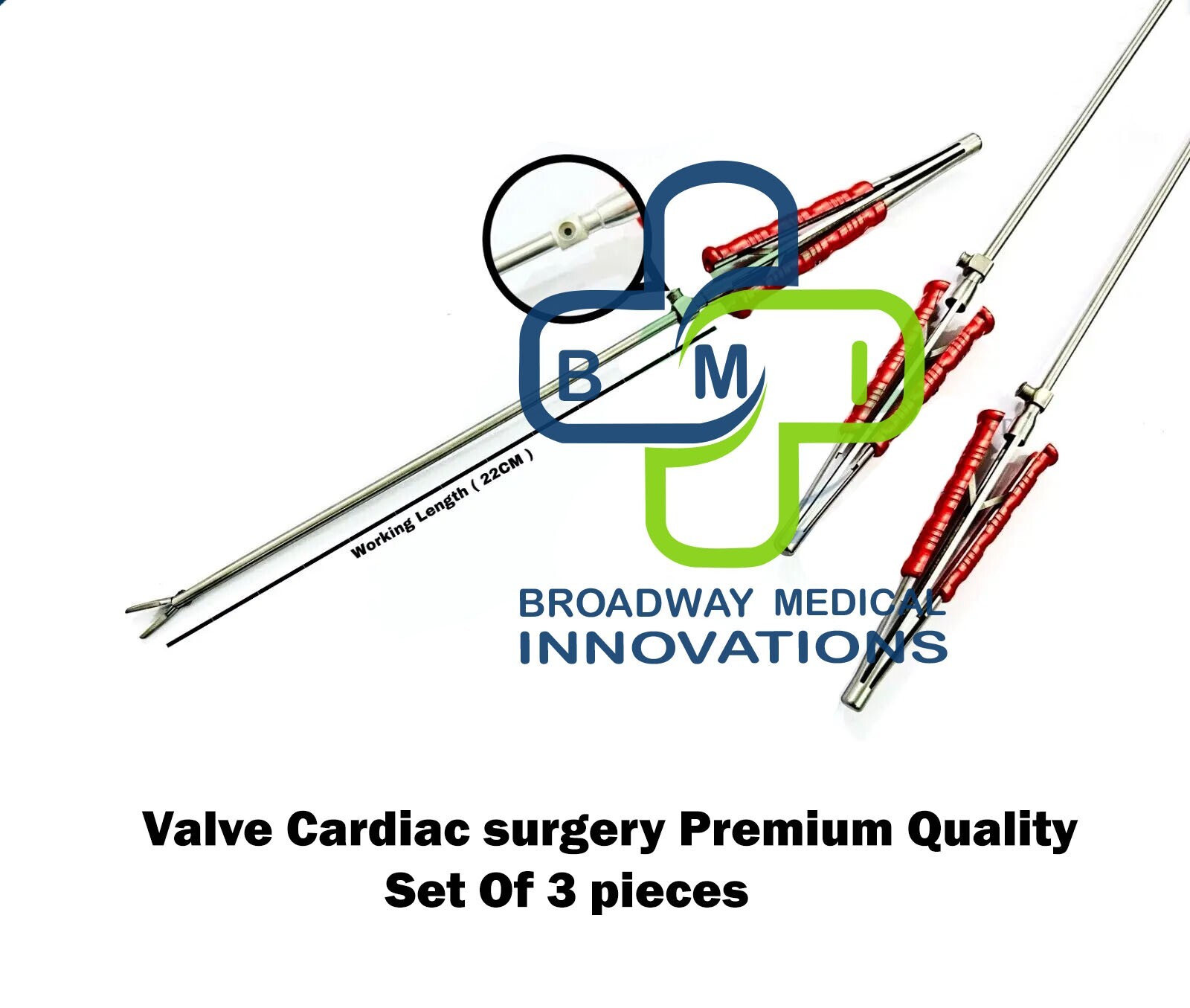 Valve Cardiac surgery Premium Quality Set Of 3 pieces Surgical Instruments Set