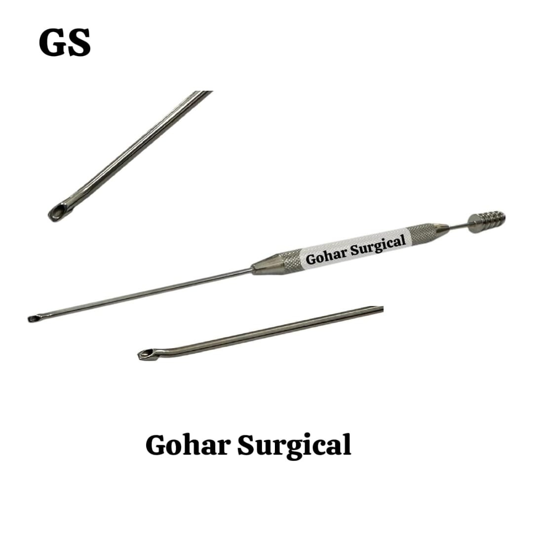 Gromed periosteal septum freer elevator Sinus ENT suction tube 19cm 7½ 2.5mm