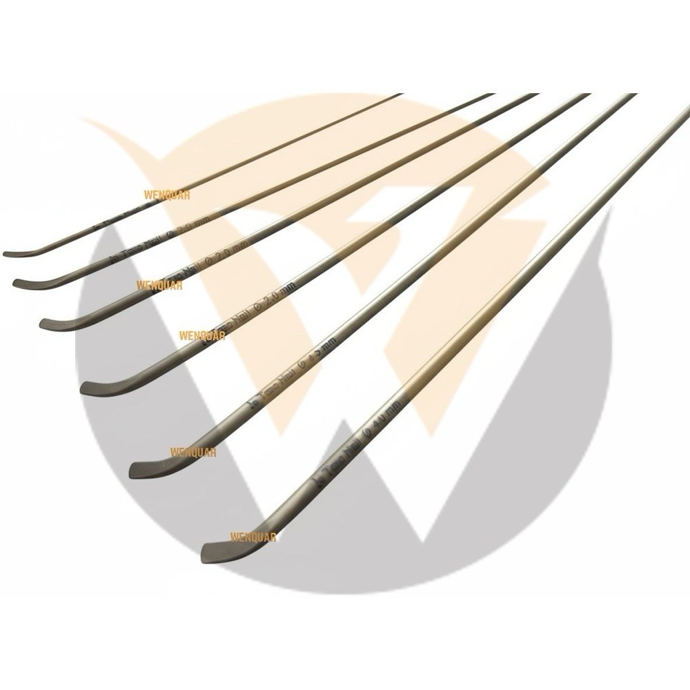 Elastic Nails of 1.5,2.0,2.5,3.0,3.5 & 4mm Titanium grade 5 Good Quality 30 Pcs