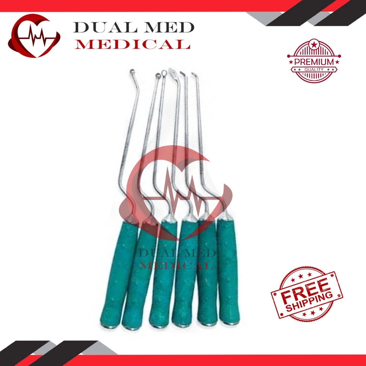 Medtronic SOFAMOR DANEK Orthopedic Neuro Surgical Curette Set of 6