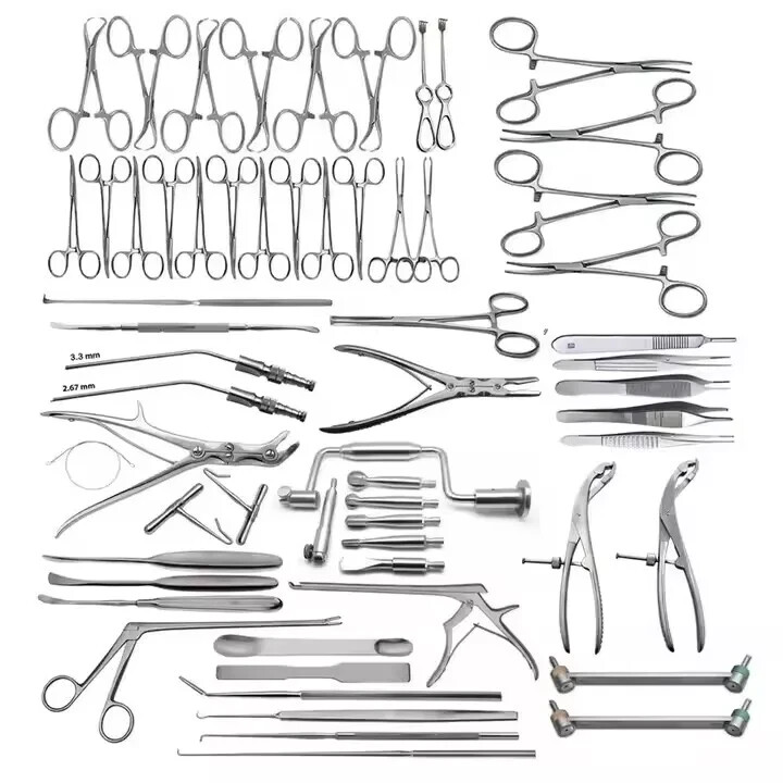 NeuroSurgery Instruments Set Of 151 PCS German Stainless Steel instruments