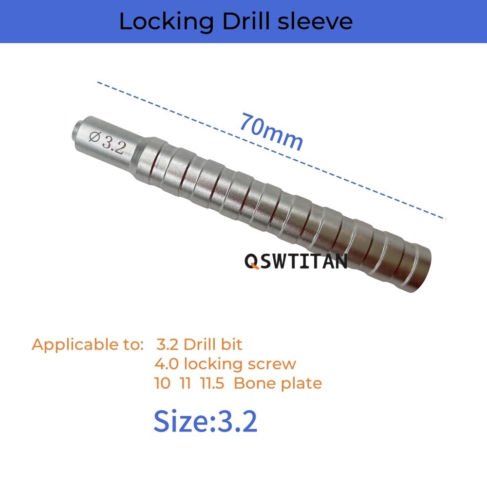 Stainless Steel Drill Bits Guider Autoclaveable Drill Sleeve Orthopedics