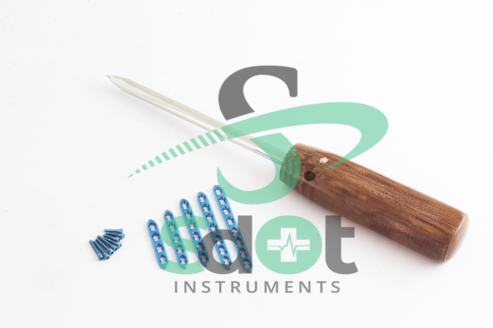 2.0mm Locking Compression Plate (LCP) & Locking Screw Set & Driver 91 Pc By SdOt