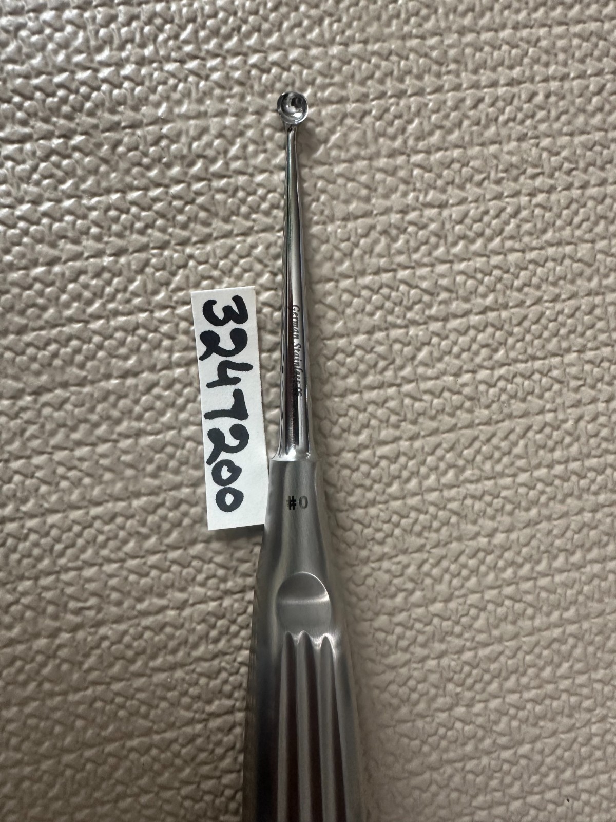 1PCS–BRUN ORTHOPEDIC CURETTES#0—- 6-3/4″