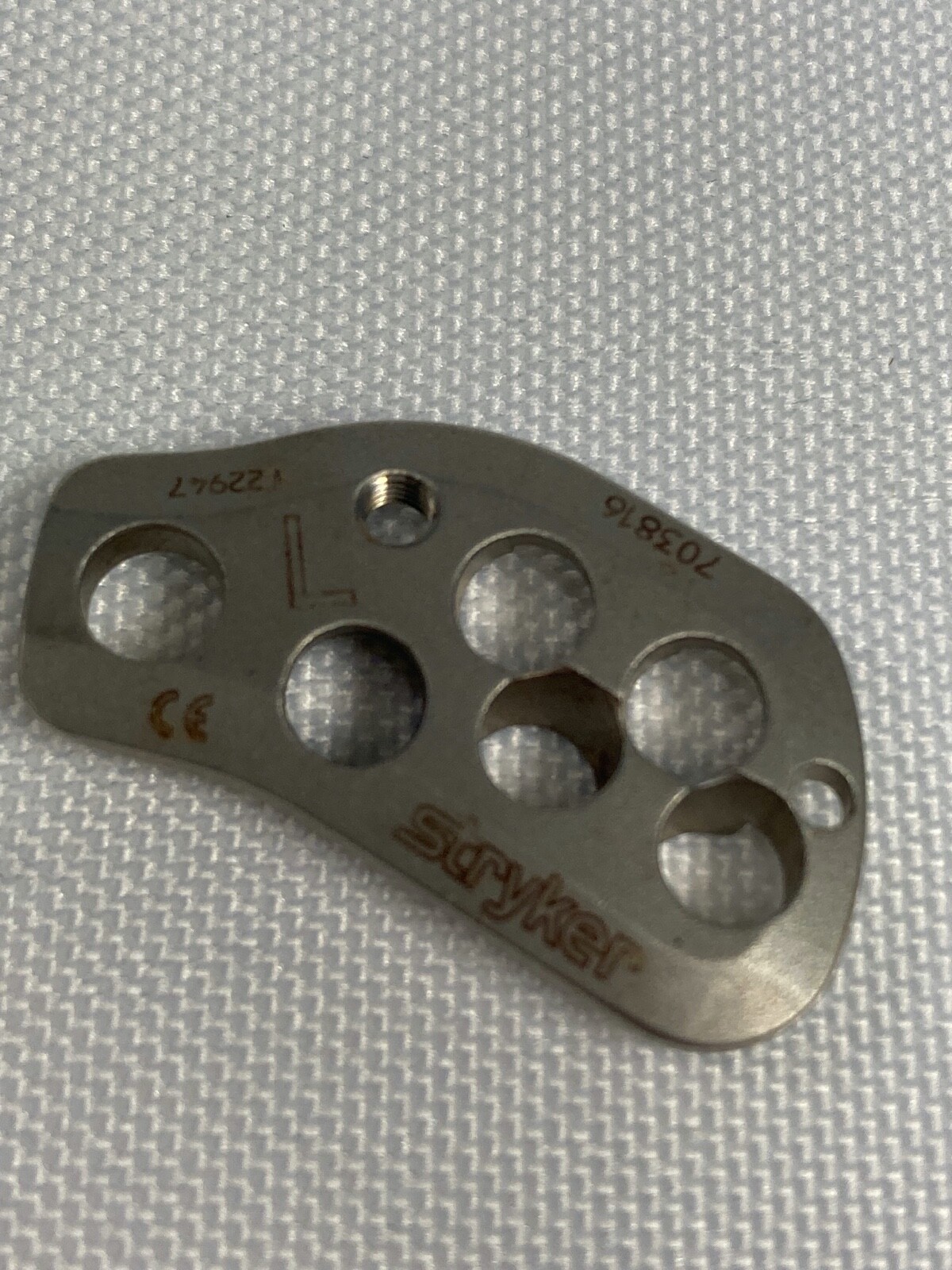Stryker 703816 VariAx Clavicle Left Aiming Blocks Superior Lateral Ortho Trauma