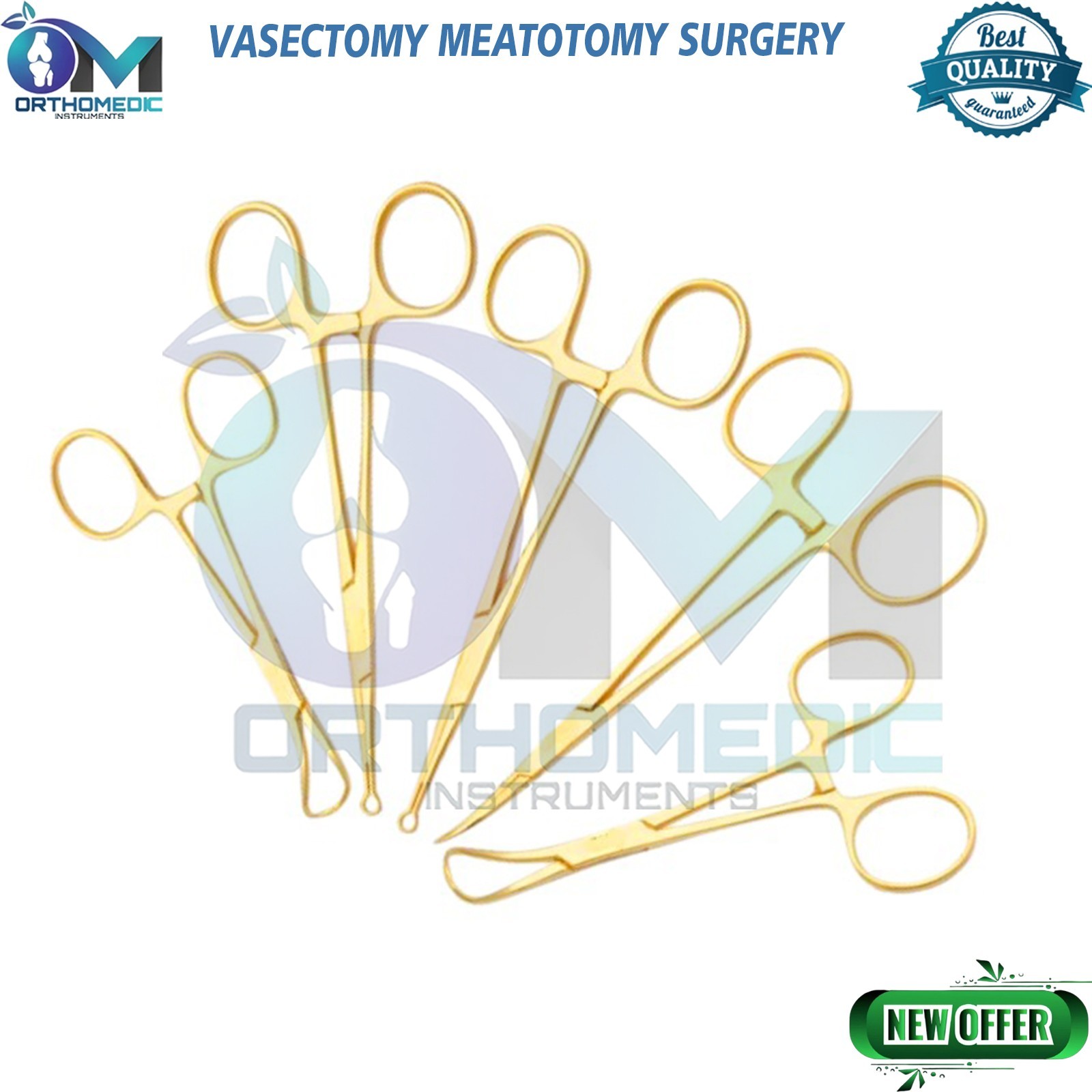 General Surgery Set Vasectomy Meatotomy Instruments Set,