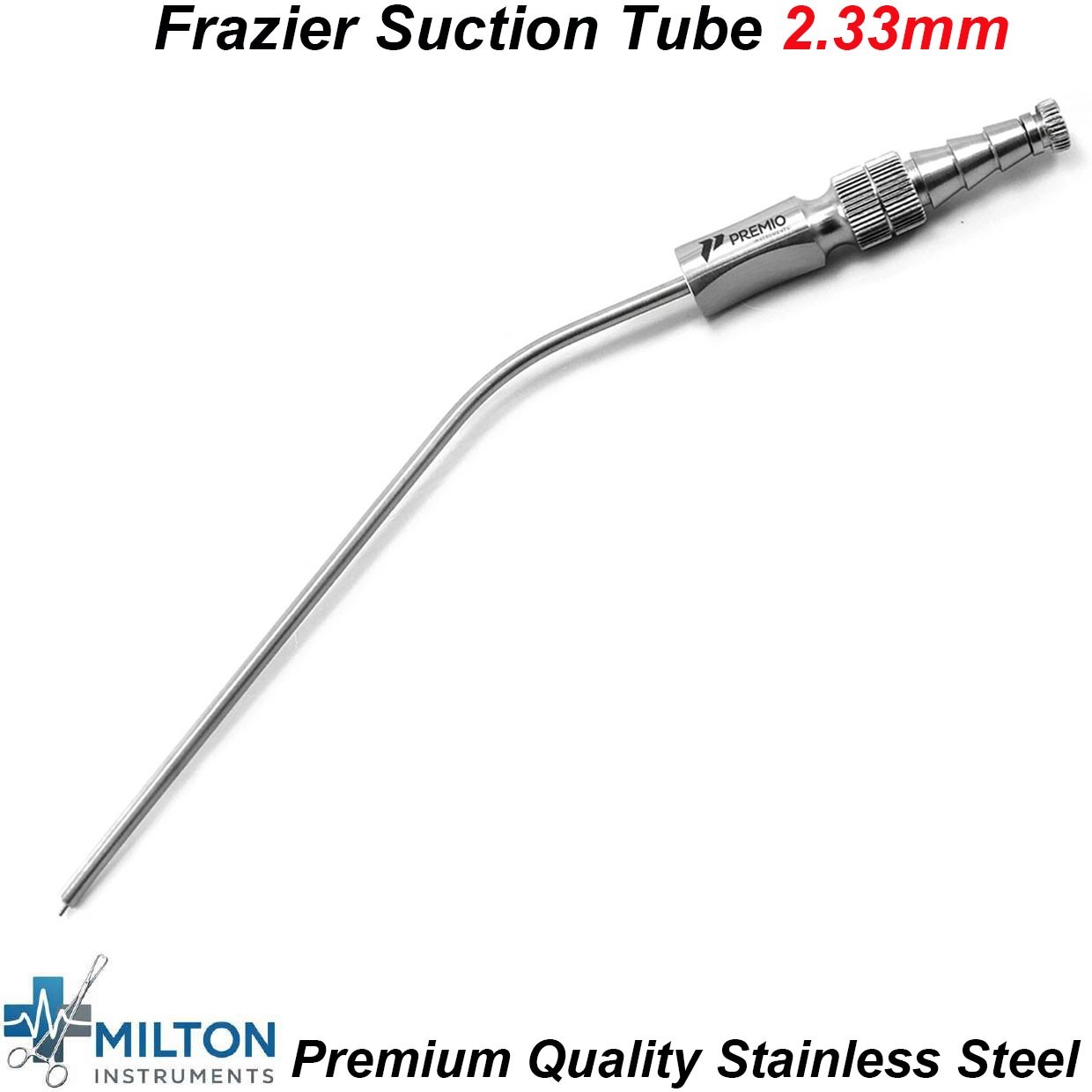 Dental Surgical Frazier Suction Tube 2.33mm Diagnostic Surgical Instruments