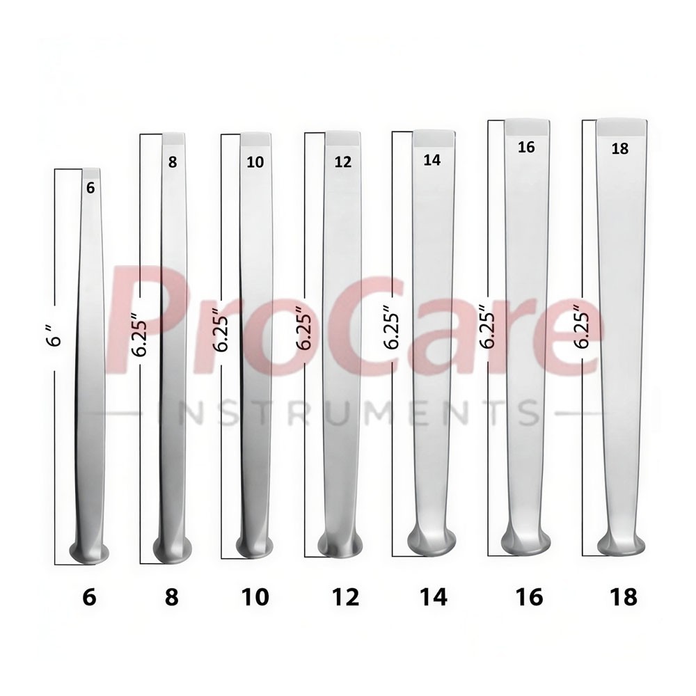 OR Grade 7 PC US Army Pattern Bone Chisel Set – Orthopedic Osteotome Instruments