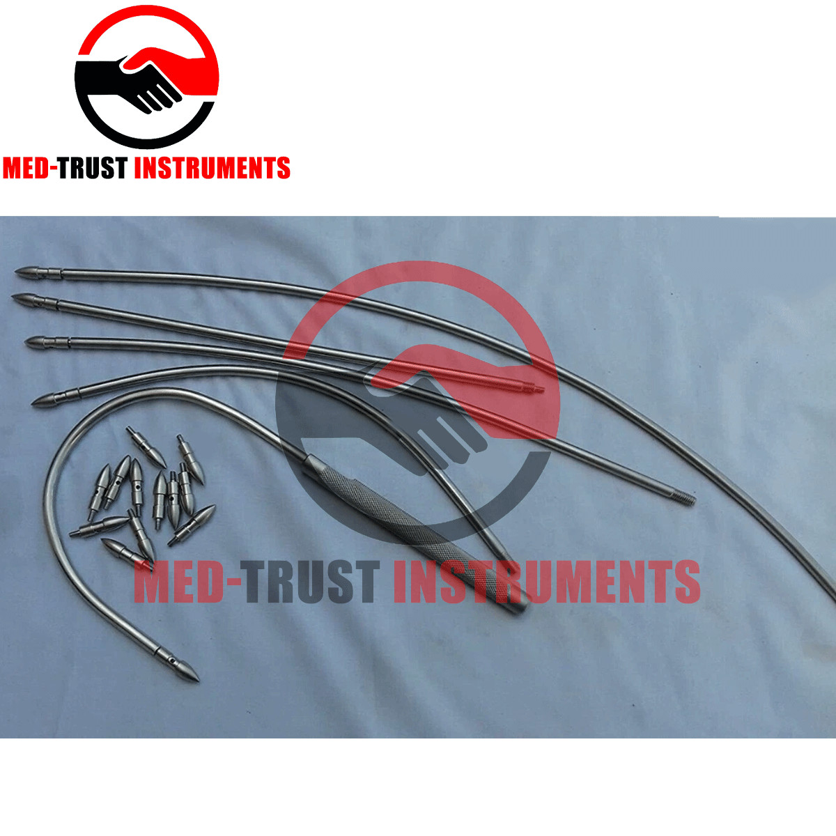 Vascular Set Fistula Tunneler Set of 11 PCS Surgical Instruments