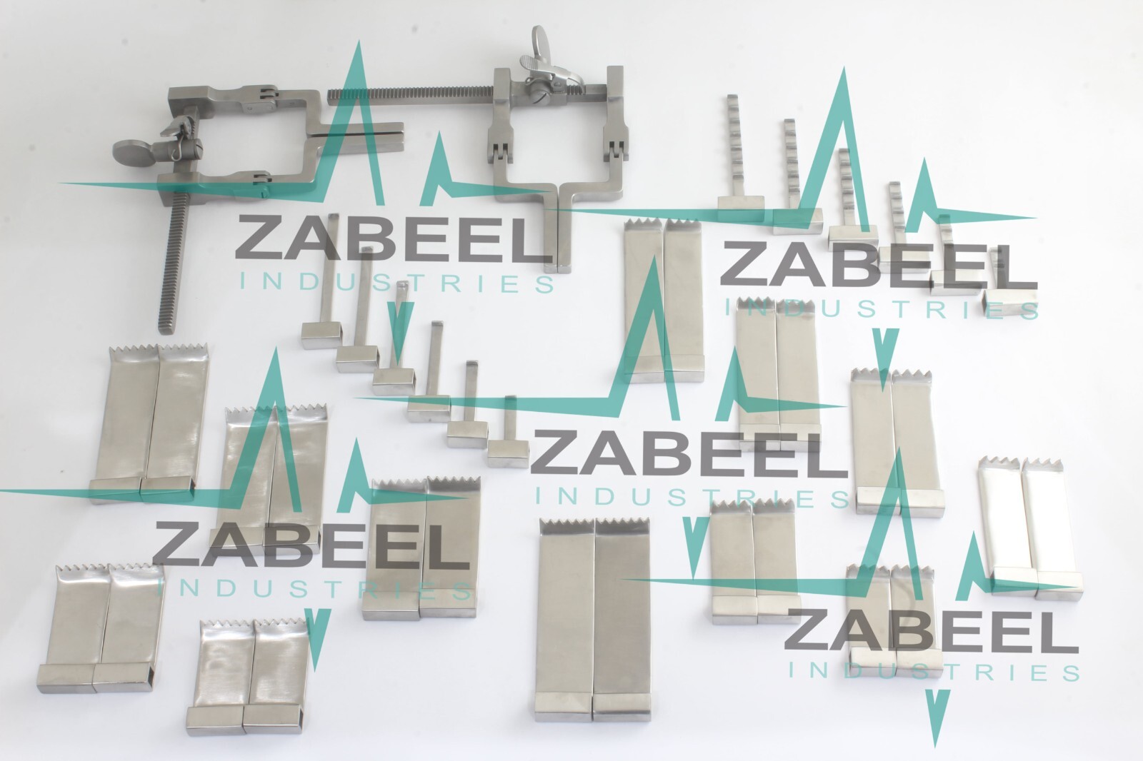 McCulloch Micro Discectomy Lumbar Retractor 38 PCs Silver Set By ZaBeel