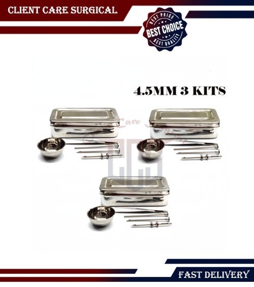 3 HRT Trocar kit 4.5mm 3 kits ,Hormone Replacement Pellet Insertion Kit 3 Sets