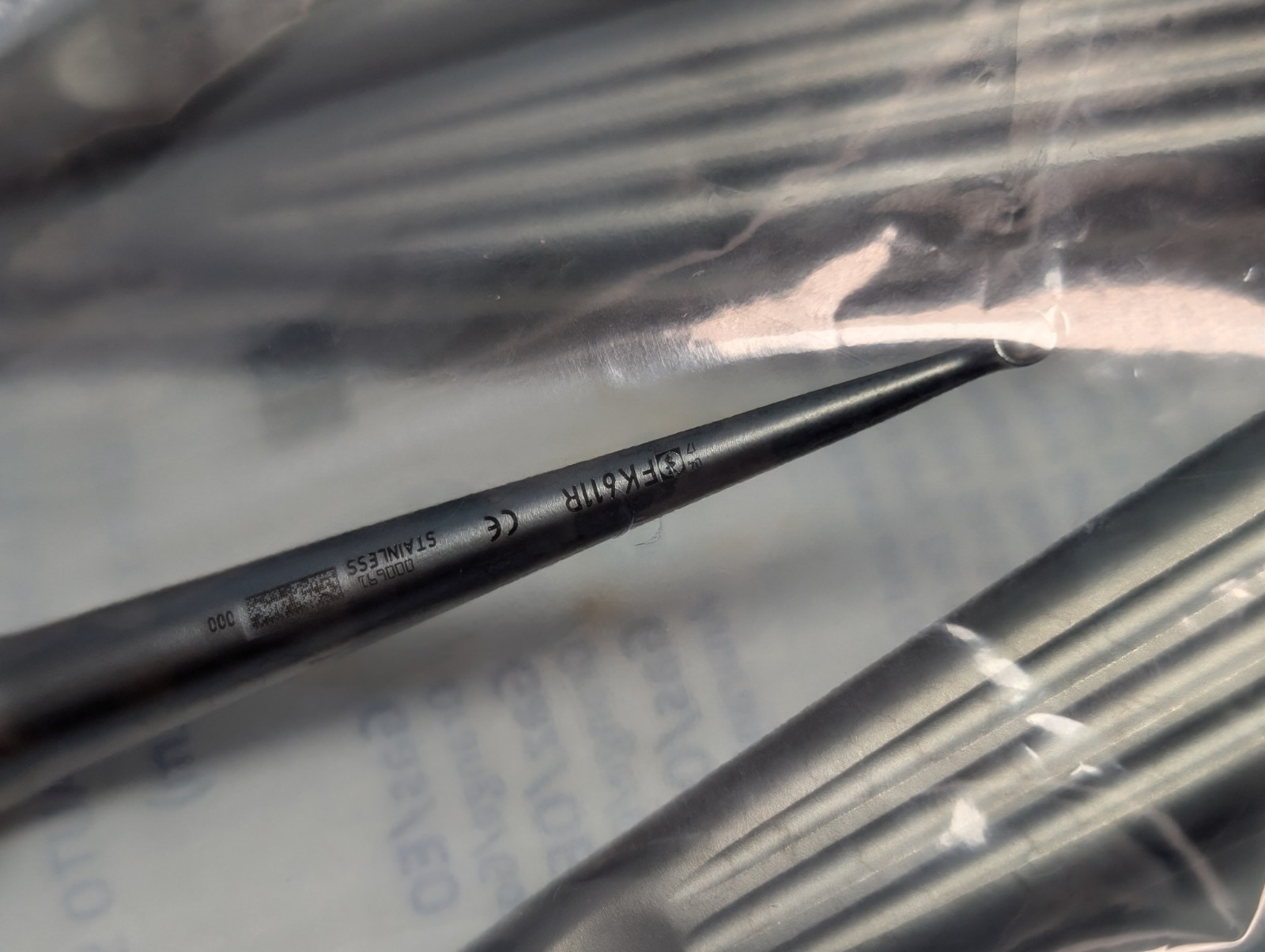 4 pcs. AESCULAP FK611R FK612R FK613R FK614R Bruns Curette (USED).