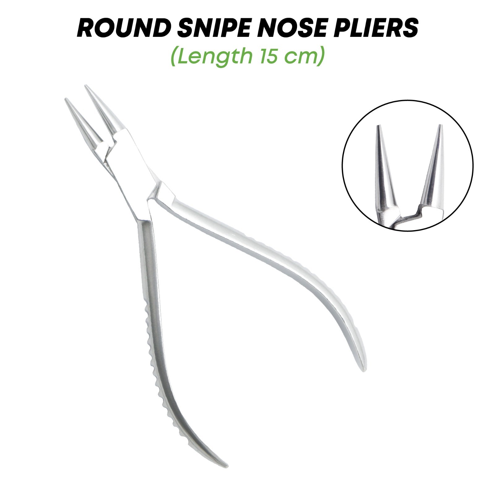 Round Snipe Nose Pliers 15 cm German Stainless Steel Surgical Instruments
