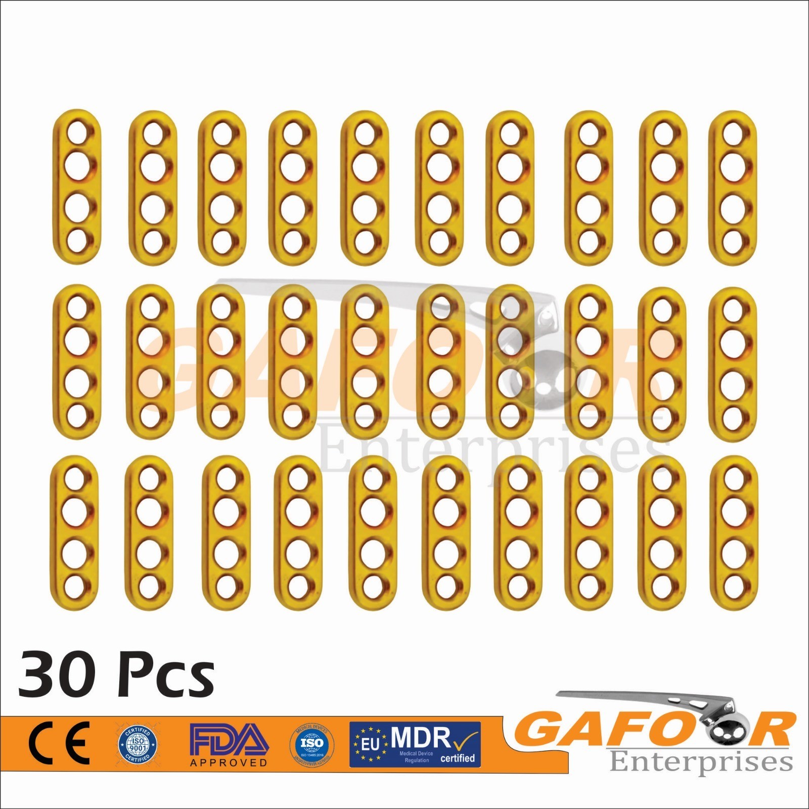 ACL Endo Button 4 holed Surgical Orthopedic instrument 30 Pcs