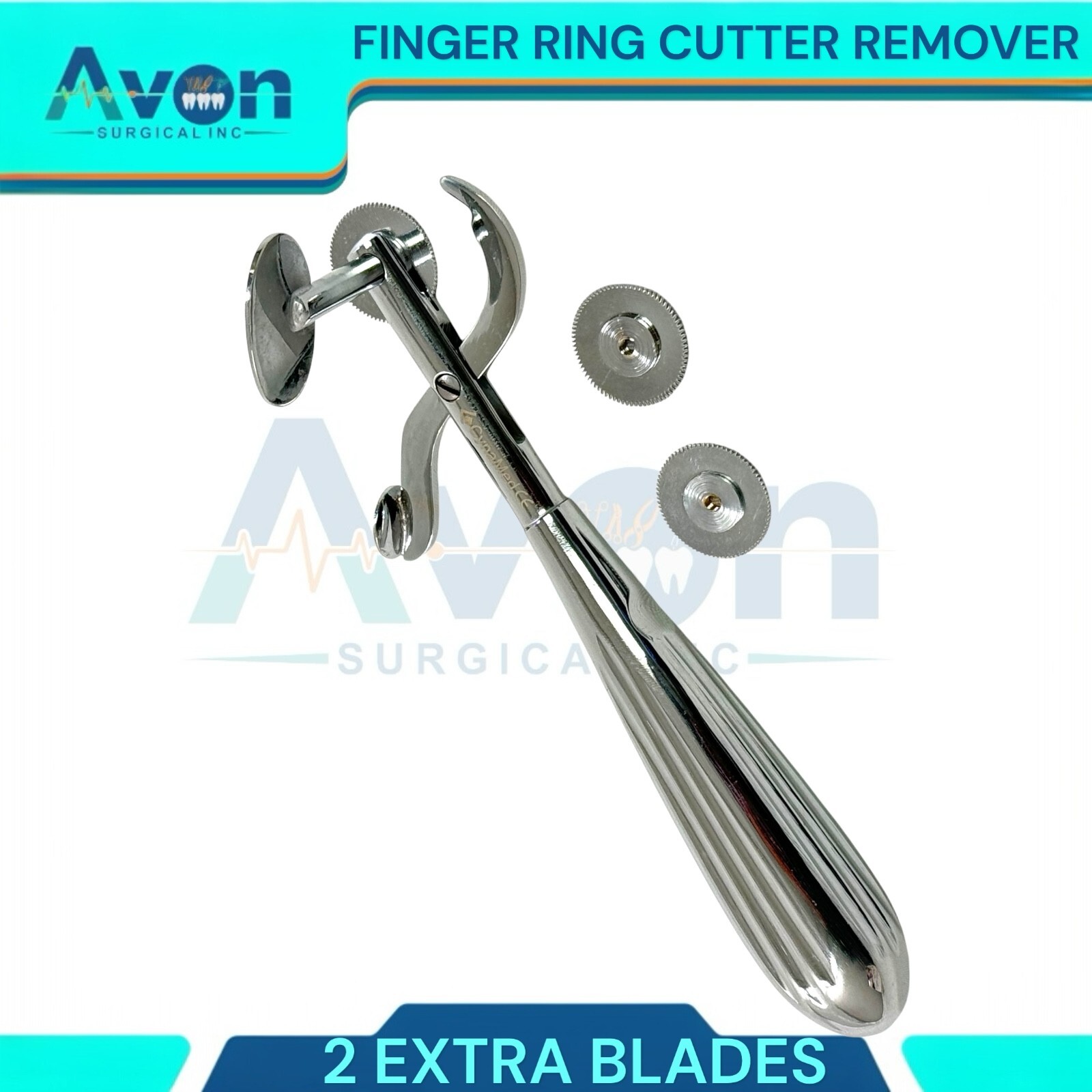 3 Pack – Emergency Finger Ring Cutter, Includes 2 Extra Rotor Blades, EMT/EMS