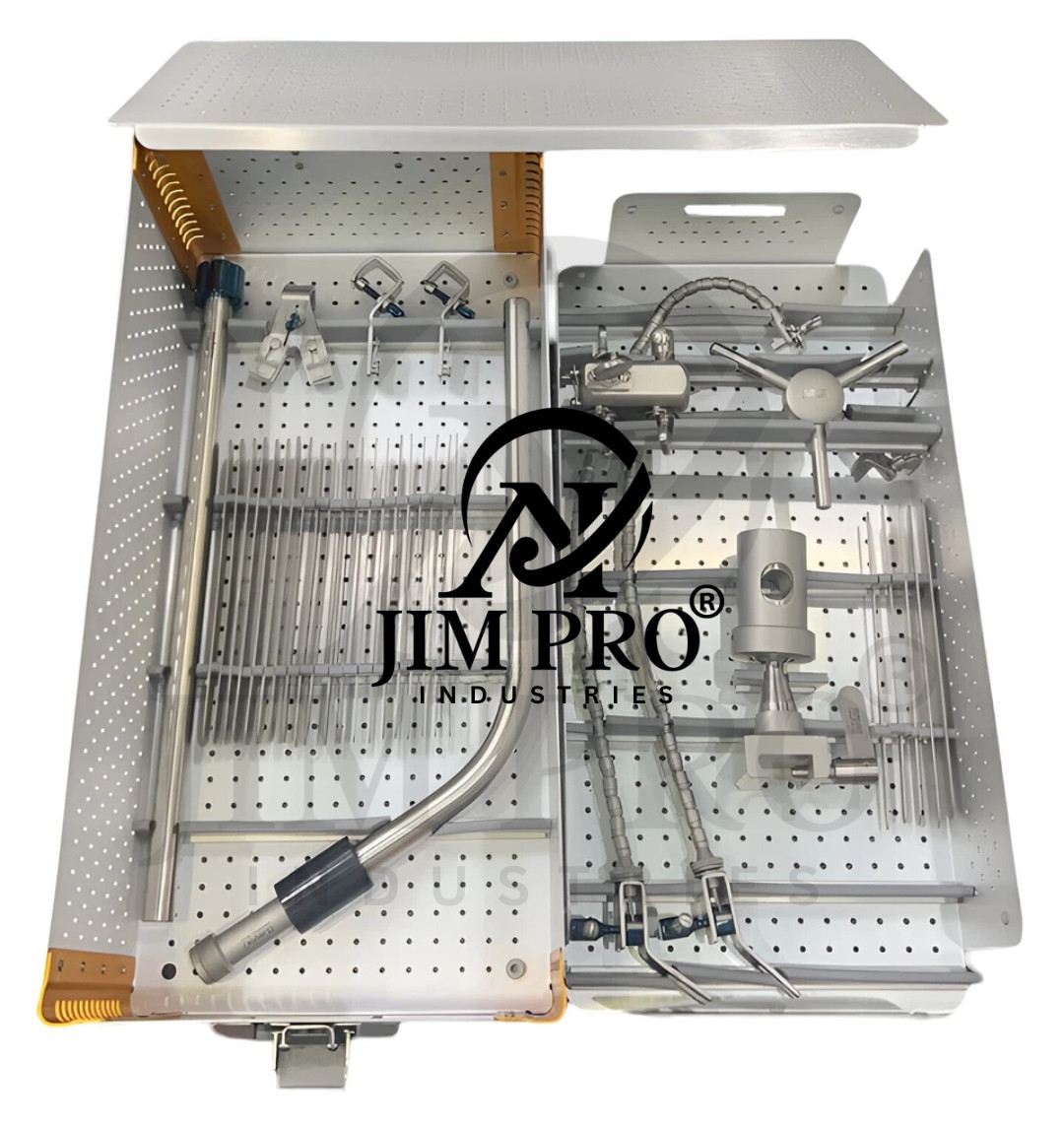 JIM PRO CNC Made Neurosurgery Complete Leyla Brain Retractor Set / Aluminium Box