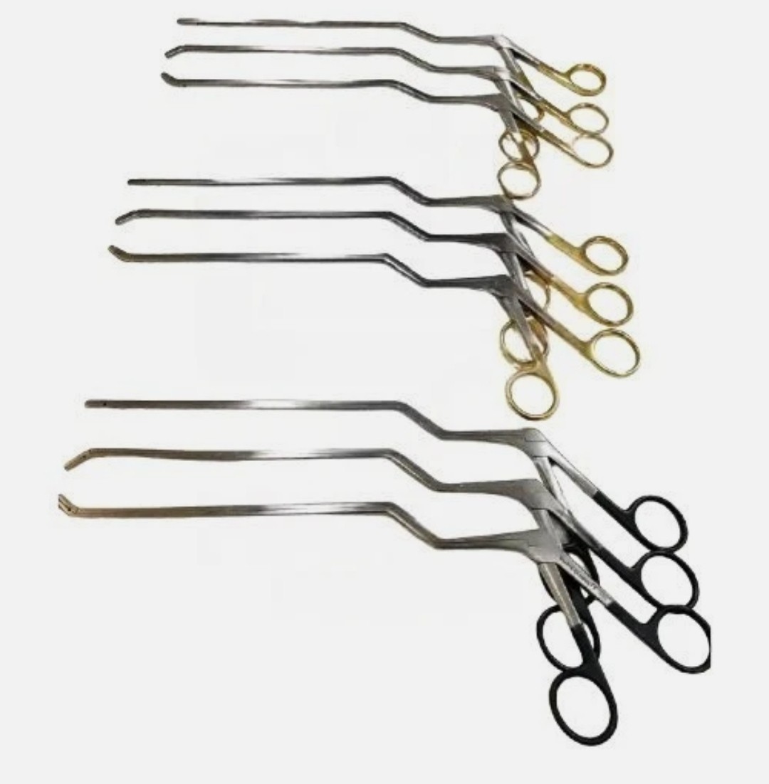 Caspar Intervertebral Bayonet Disc Rongeur set of 9 Pcs Orthopedic Spine
