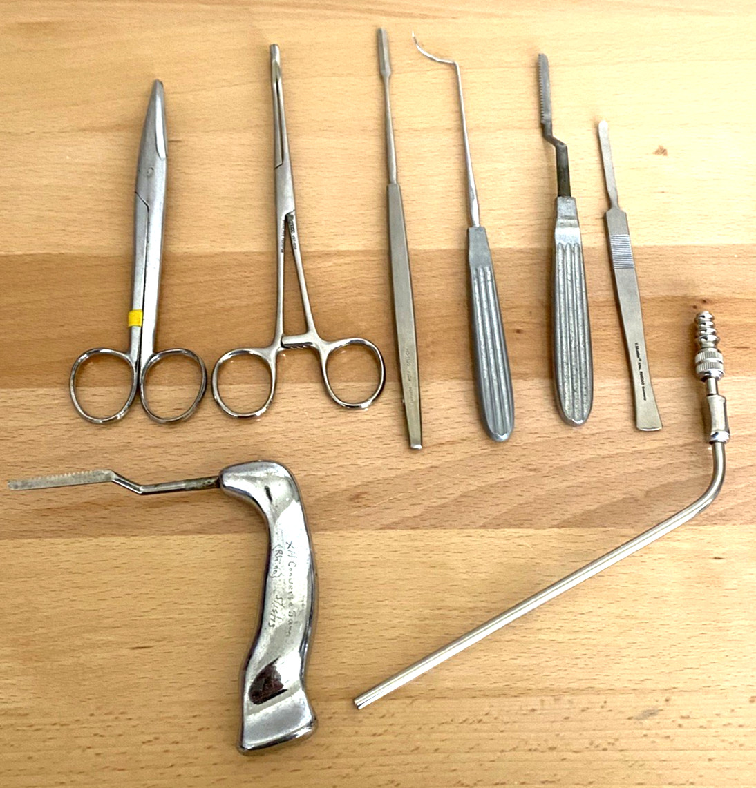 Lot 8 ENT Surgical Instruments Tonsil Nasal V Mueller Storz Saw Suction Germany