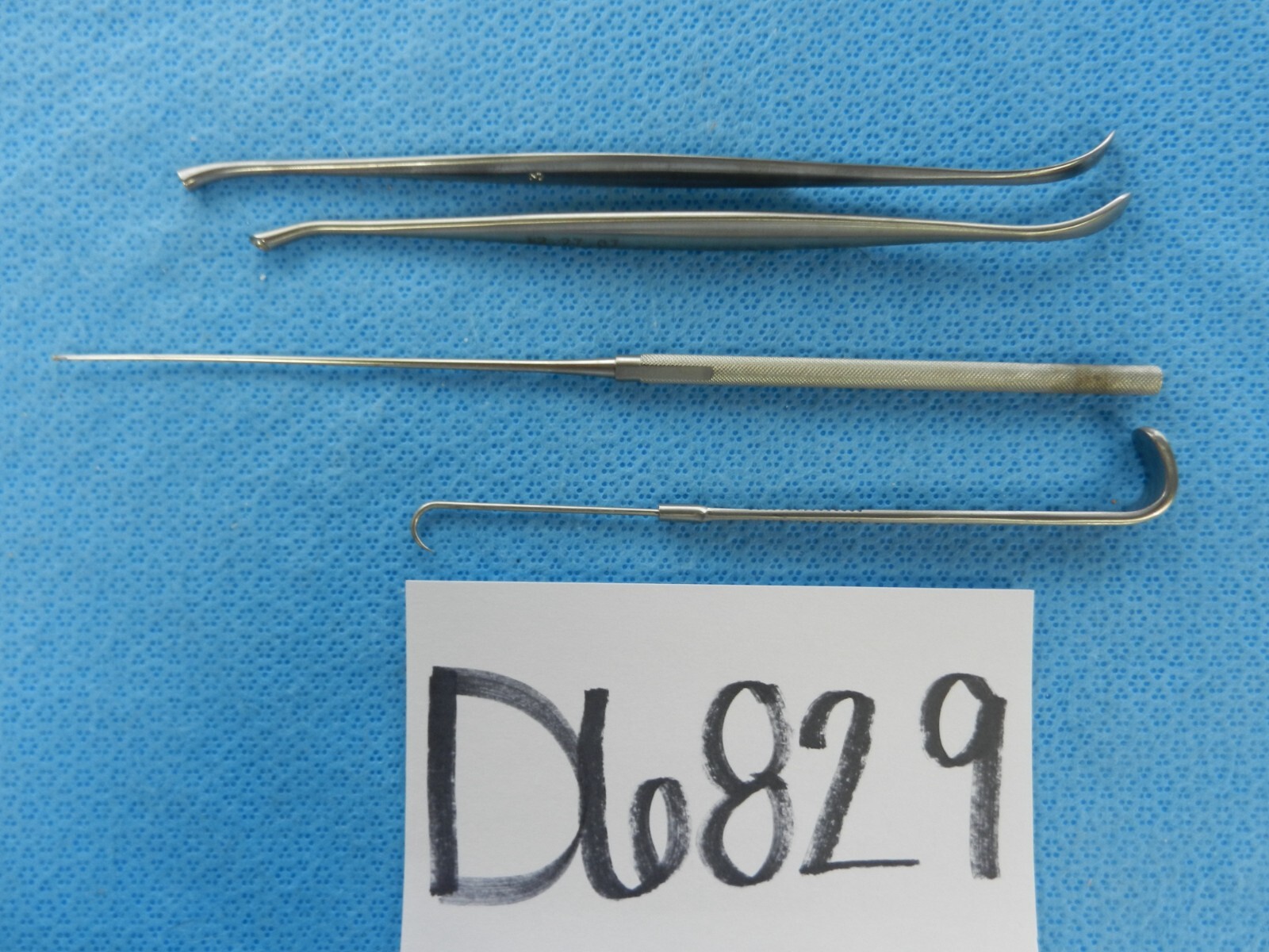 D6829 V. Mueller Codman Neuro Surgical Retractors and Probe 15cm-23cm Lot of 4