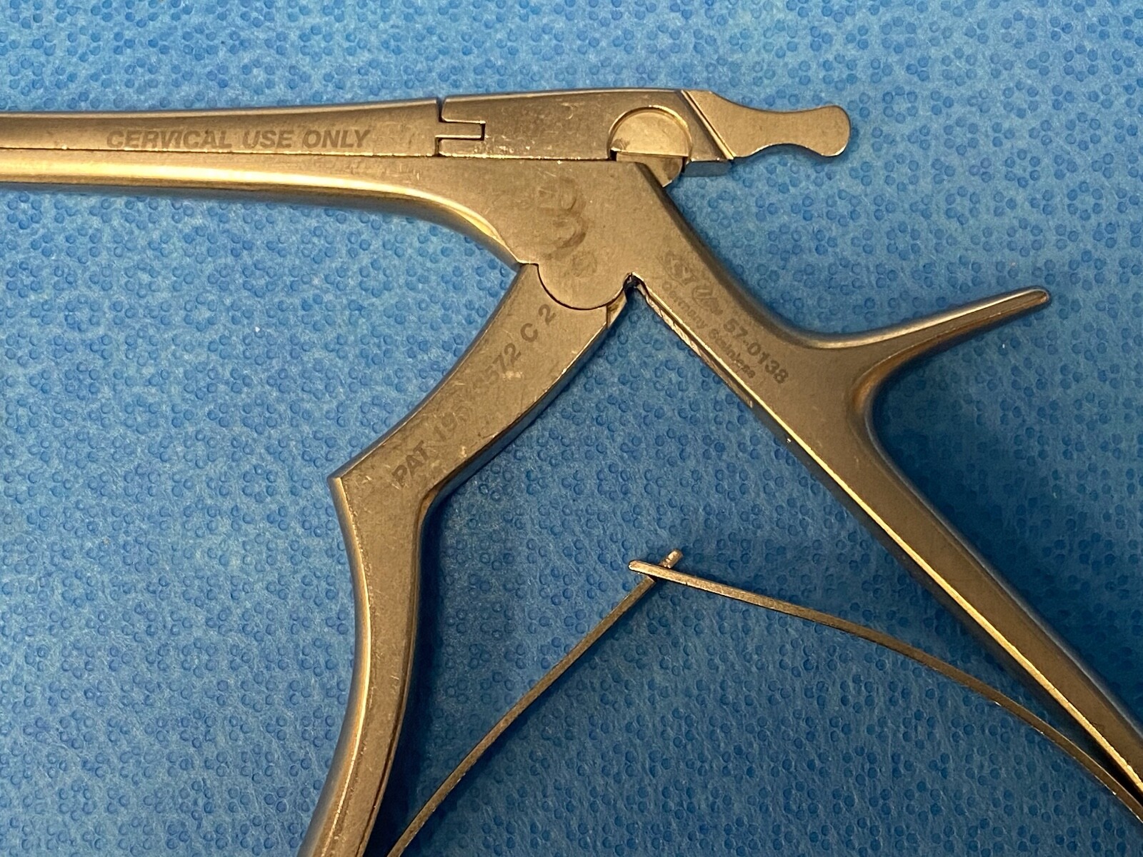 Symmetry SSI Ultra 57-0138 3mm 40° Kerrison Rongeur Neuro Spine