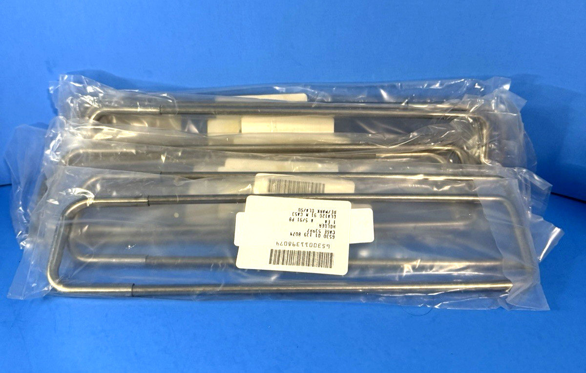 (7) Weinstein Instrument Stringer Sterilizing Rack UShaped Closed End 12 x 2.75″