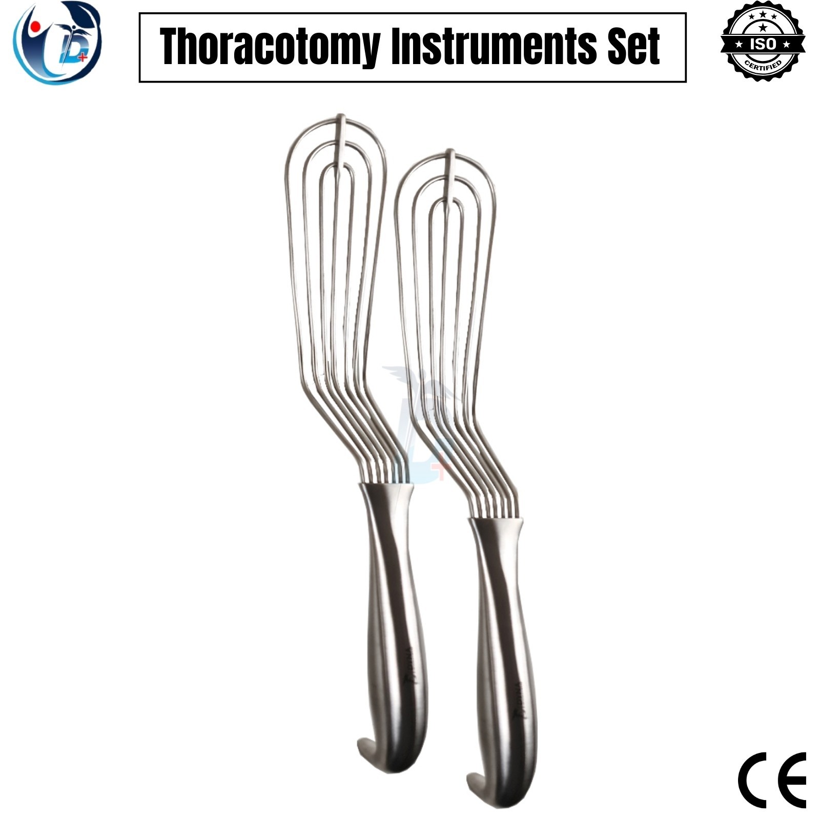 Thoracotomy Surgical Instrument Set Premium | Complete Kit Chest Surgery + Box