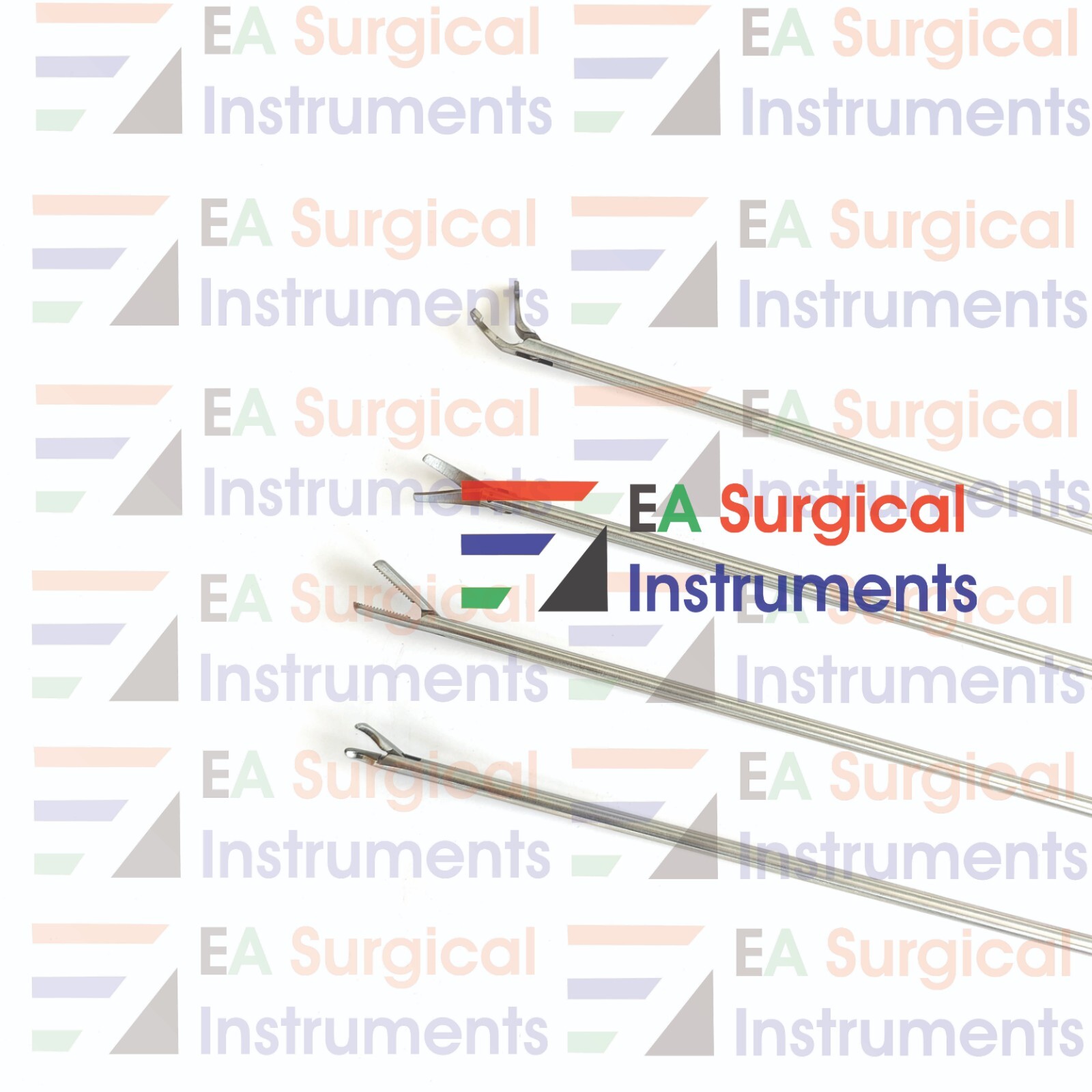 MICS Valve XS Needle Holder, Knot Pusher , Scissors & Forceps Set of 4 Pcs A+