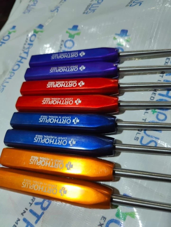 Cervical Curettes Spine Orthopedic Instruments 8 Pcs set (Orthoplus)