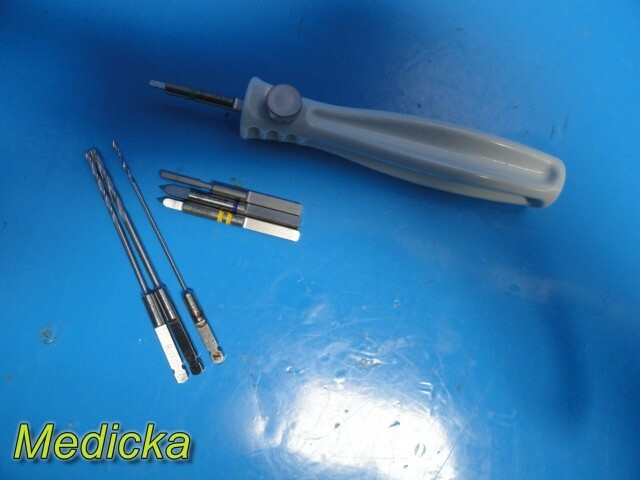 Wright Zimmer Assorted Drill bits/Punches W/ Handle ~ 25394