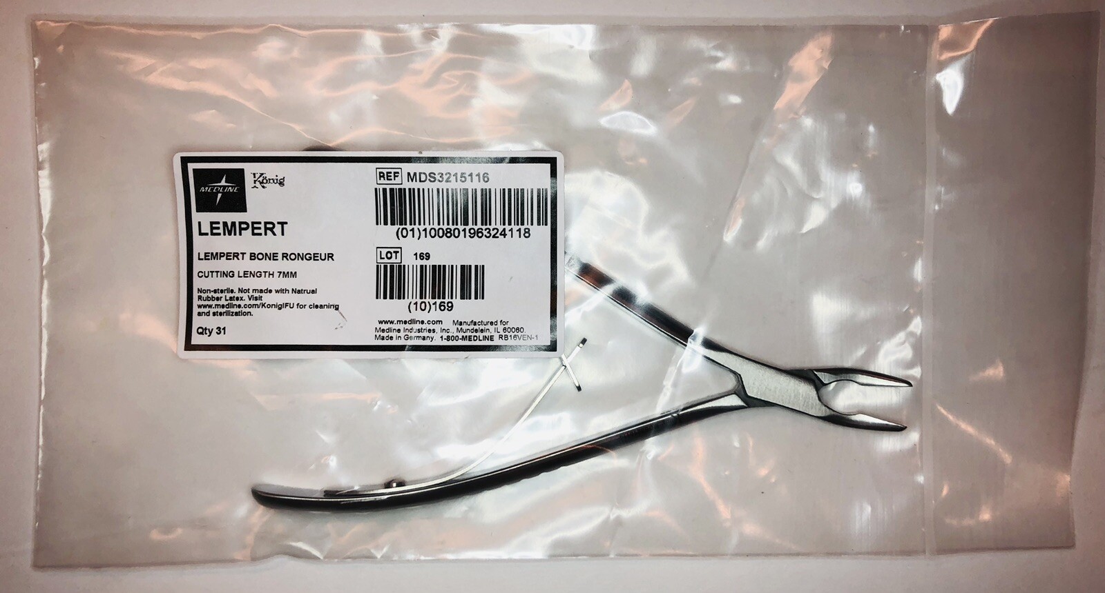 Konig Medline 7mm Lempert Rongeur (New))