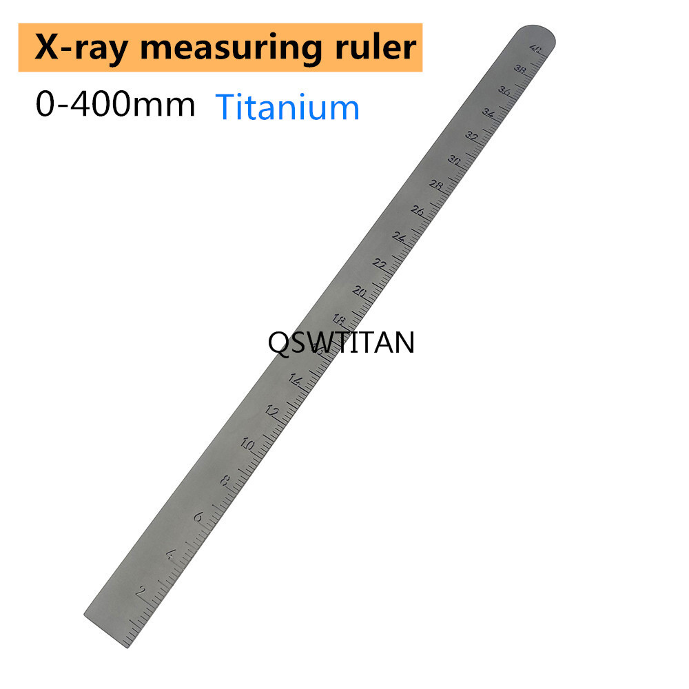 X-ray measuring ruler perspective development film measuring tool caliper