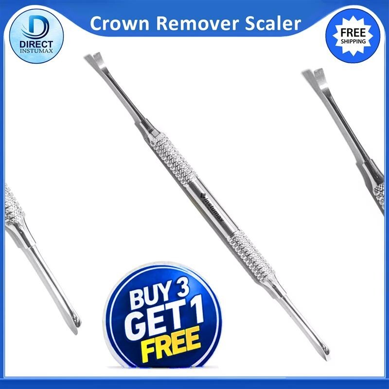 3PC Dental Crown Spreader Remover Scaler Set Implant & Ortho Tools