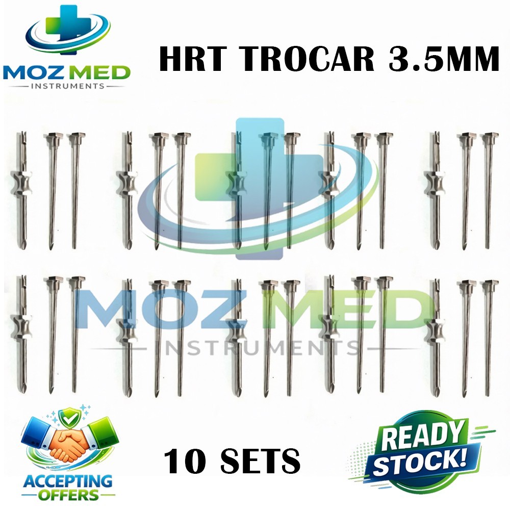 HRT Trocar 3.5mm Hormone Replacement Pellet Insertion Trocars 10 Sets