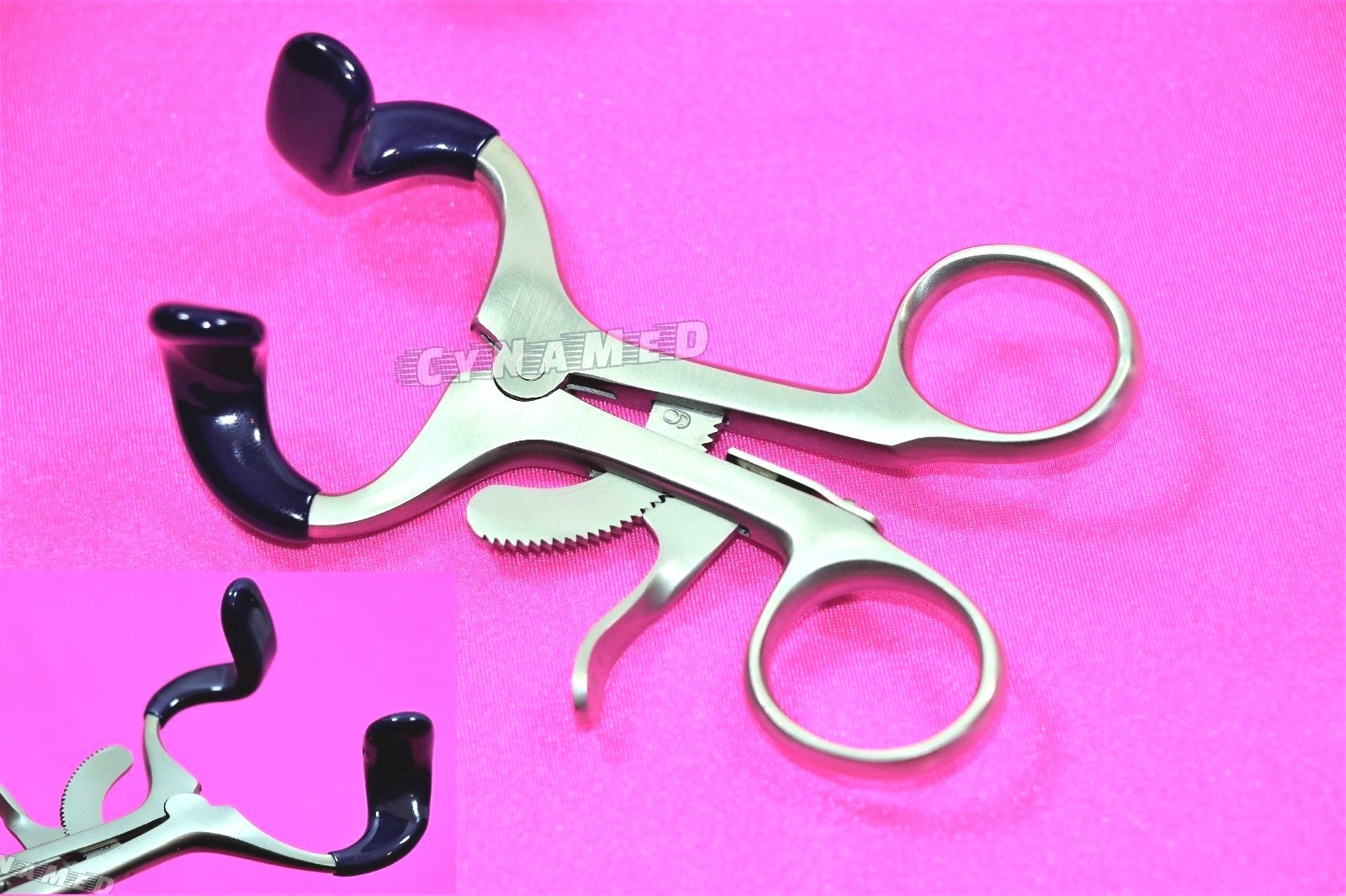 Premium German Stainless Molt Mouth Gag Blue 3.5″ Dental Surgical Instruments
