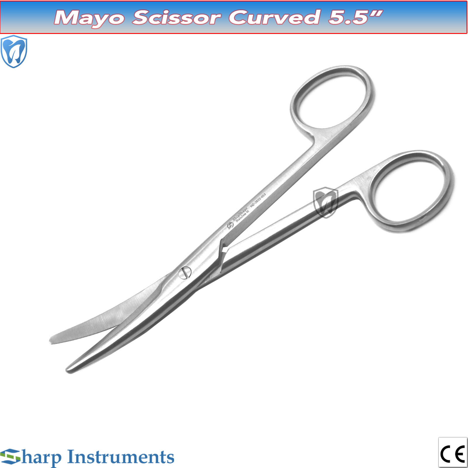 Mayo Scissor Curved Sharp Chamfered Blades 5.5” – 14 cm Surgical Instruments