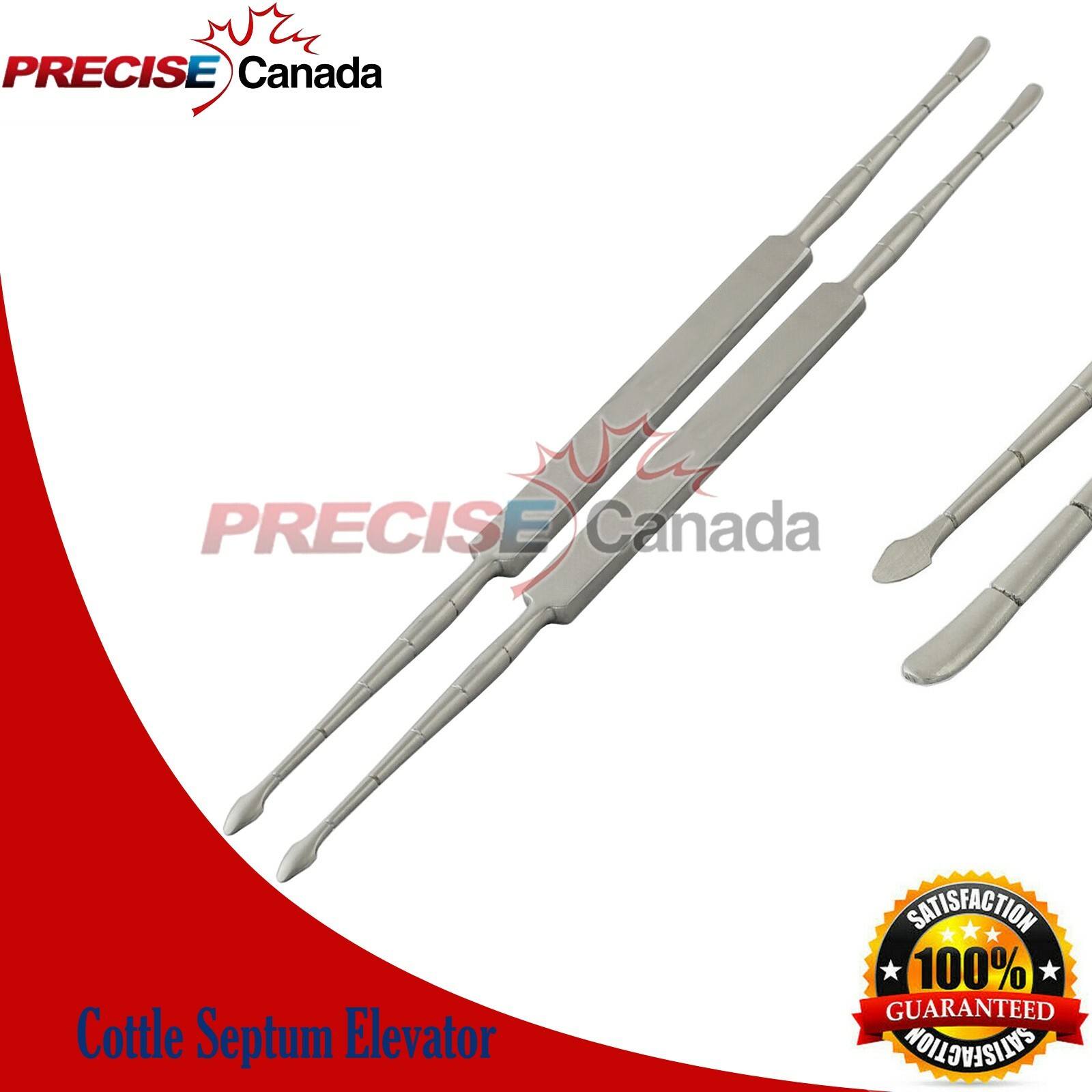 2 Pieces Cottle Septum Elevators Double Ended 9″ Rhinoplasty ENT Plastic Surgery