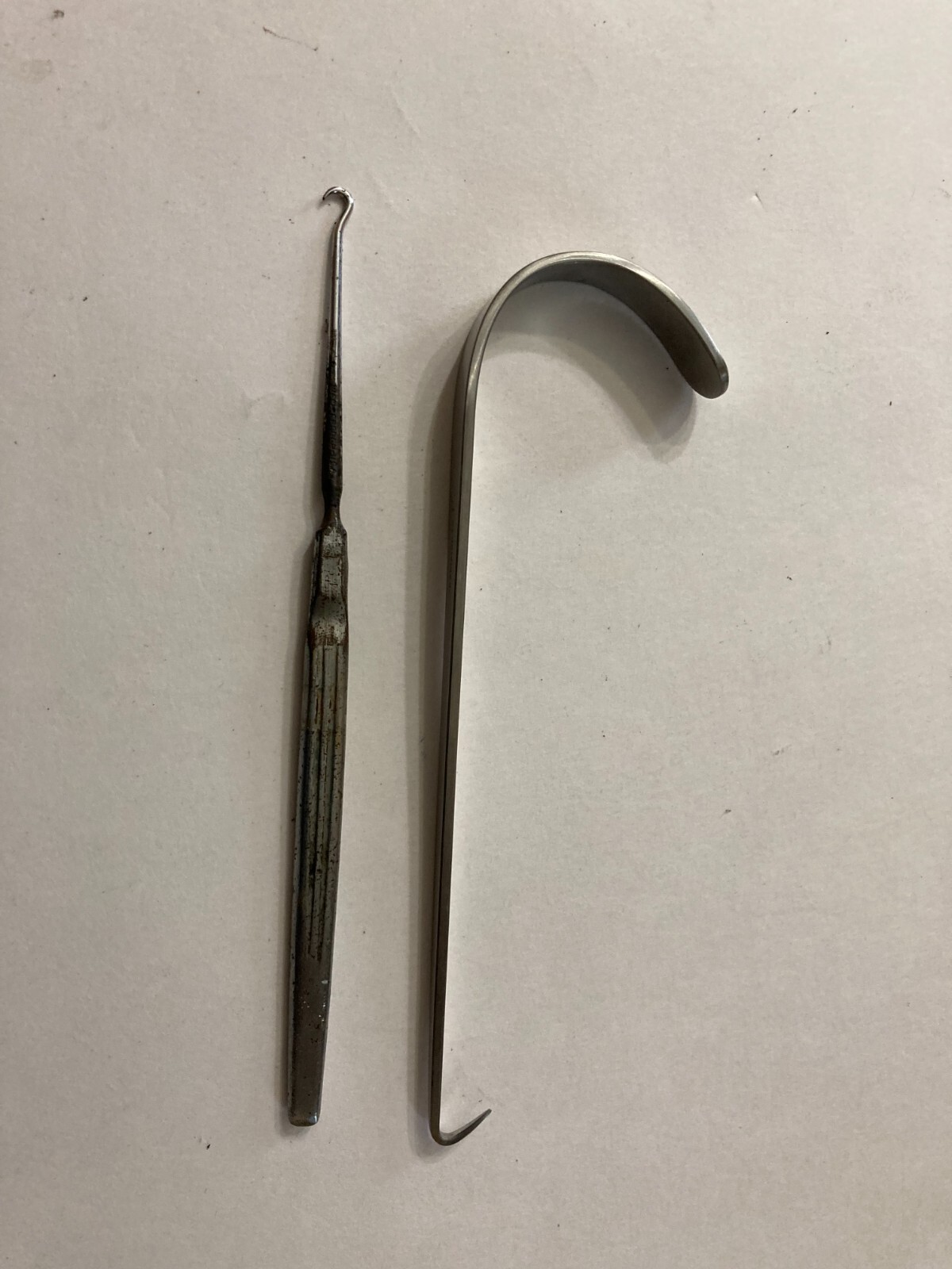 Lot Of 2 Frazier Skin Hook, Bone Hook Laparoscopic & Orthopedic Instrument