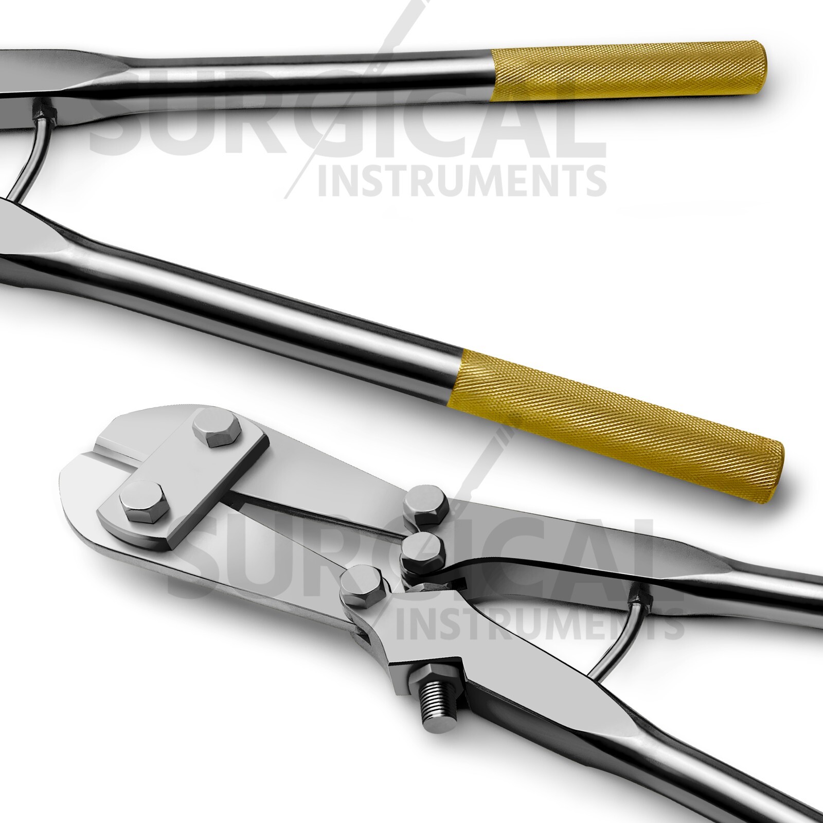 T/C Wire & Pin Cutter 18.5” Side Cutting W/Adjustable Bolt Veterinary German G.