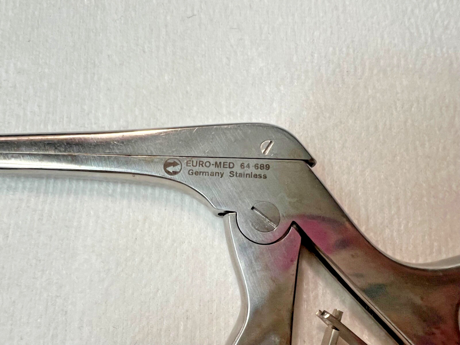 Euro-Med 64-689 Tischler-Morgan Classic Biopsy Punch 7mm X 3mm Bite 21cm Length