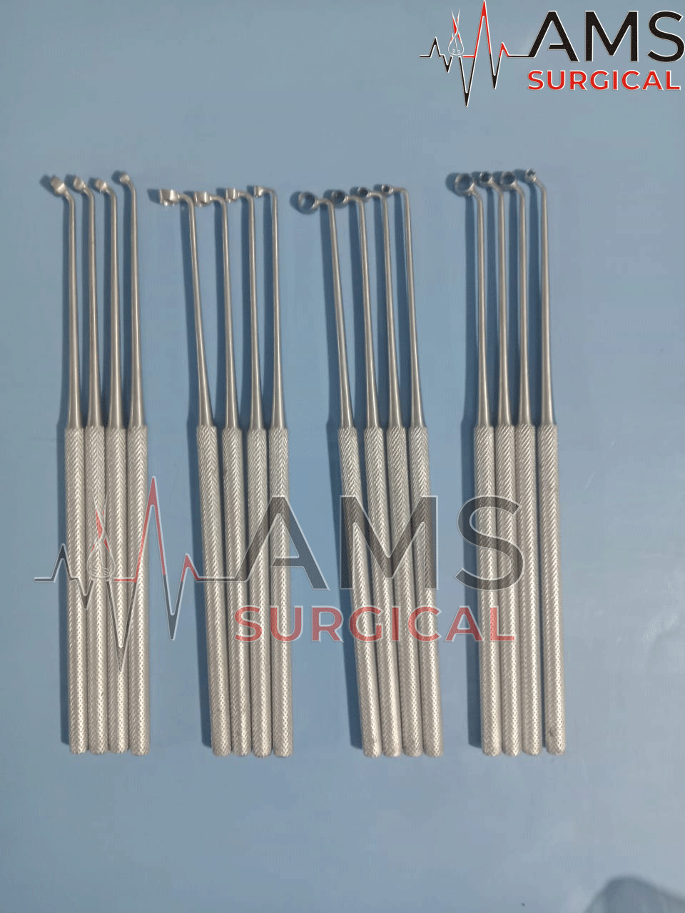 Ray Pituitary Curettes Set of 16 Pcs Neurosurgery High Quality Instruments