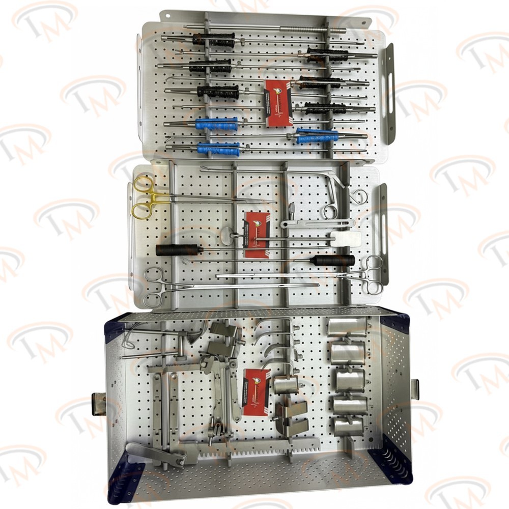Basic Valve XS Surgery Instruments Set Cardiac Surgery Set With Aluminum Box