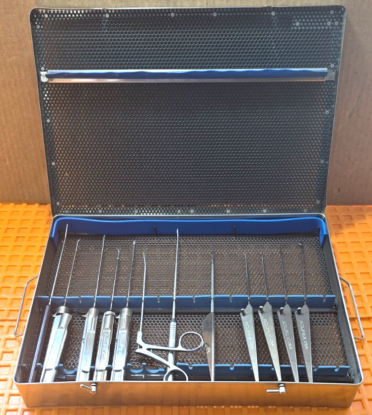 Acufex Arthroscopy Punches Instruments Set of 12-Pcs with Tray