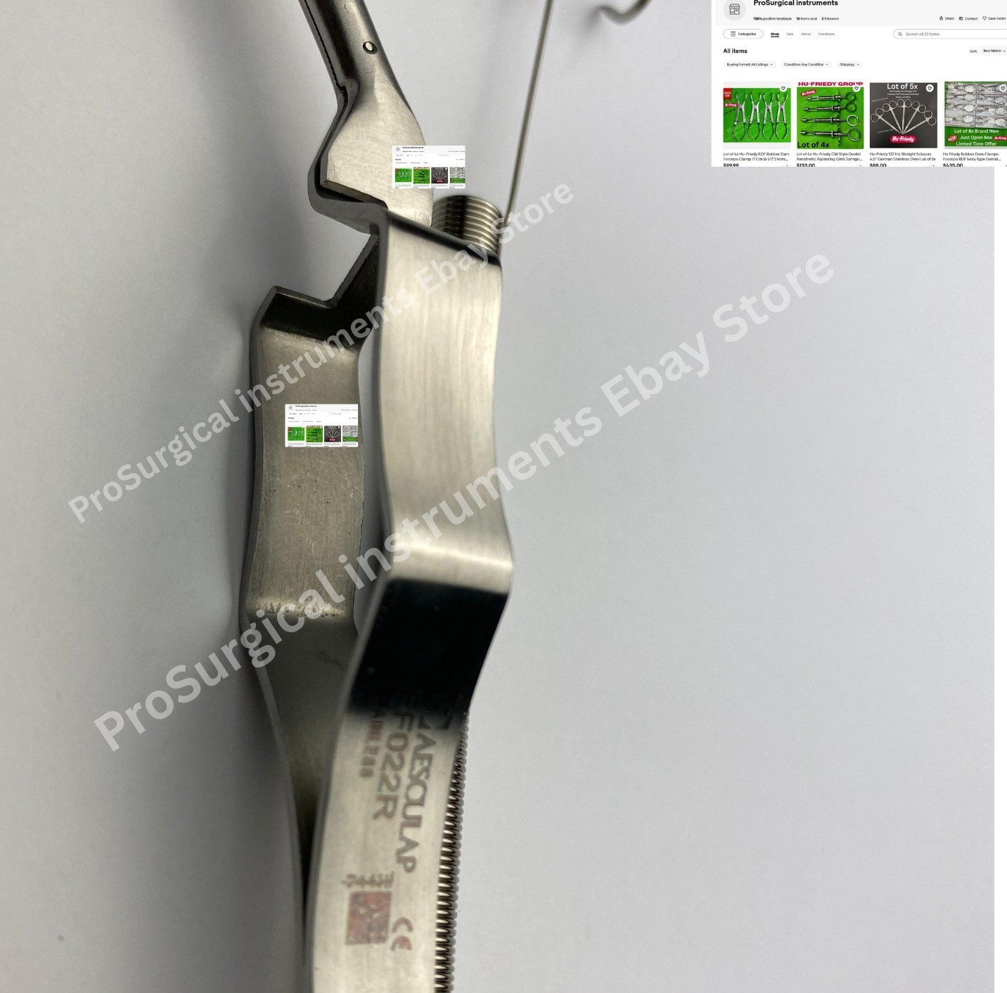 Aesculap Yasargil Spring Hook large 2 prongs sharp FF022R Surgical Orthopedic