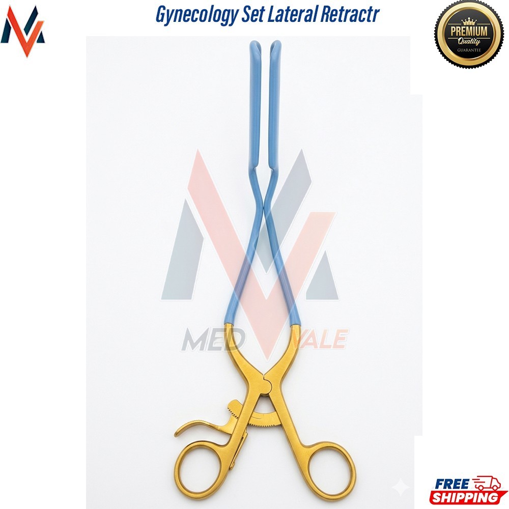 Gynecology Set – Lateral Retractor, Grave Vaginal Speculum, Dissecting Tweezers